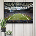 Detroit Lions Ford Field Canvas - Stadium Vagabond
