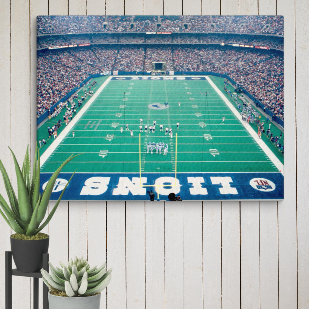 Detroit Lions Pontiac Silverdome Canvas - Stadium Vagabond