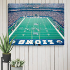 Detroit Lions Pontiac Silverdome Canvas - Stadium Vagabond