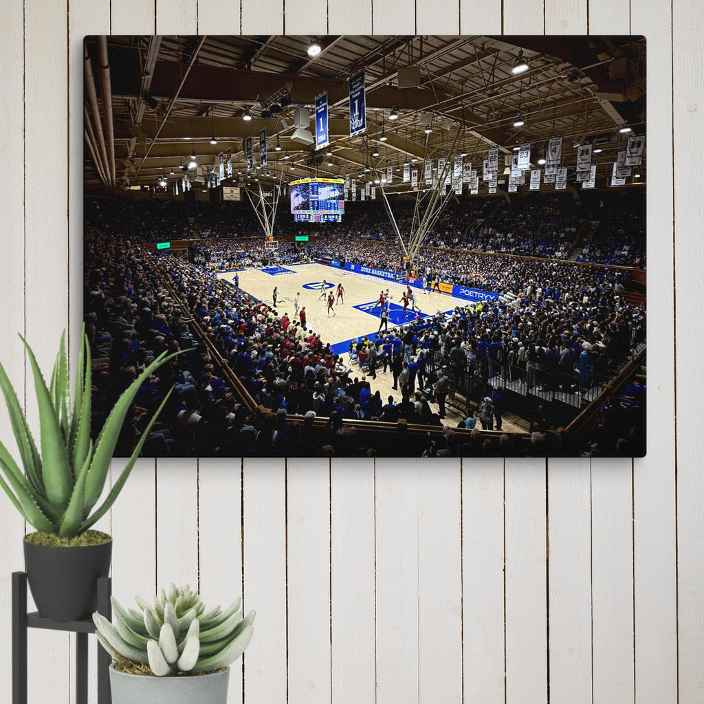 Duke Blue Devils Basketball Canvas - Stadium Vagabond