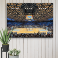 UNC Tar Heels Basketball Canvas