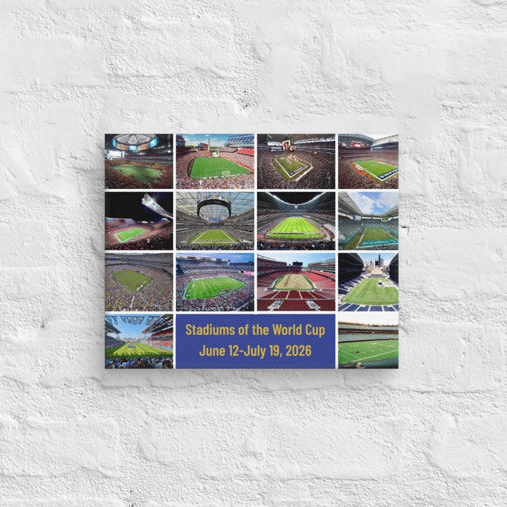 Stadiums of the 2026 World Cup Canvas - Stadium Vagabond