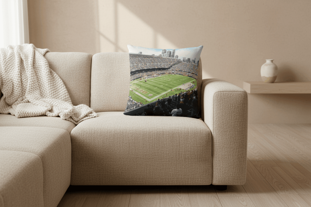 Chicago Bears Pillow - Stadium Vagabond