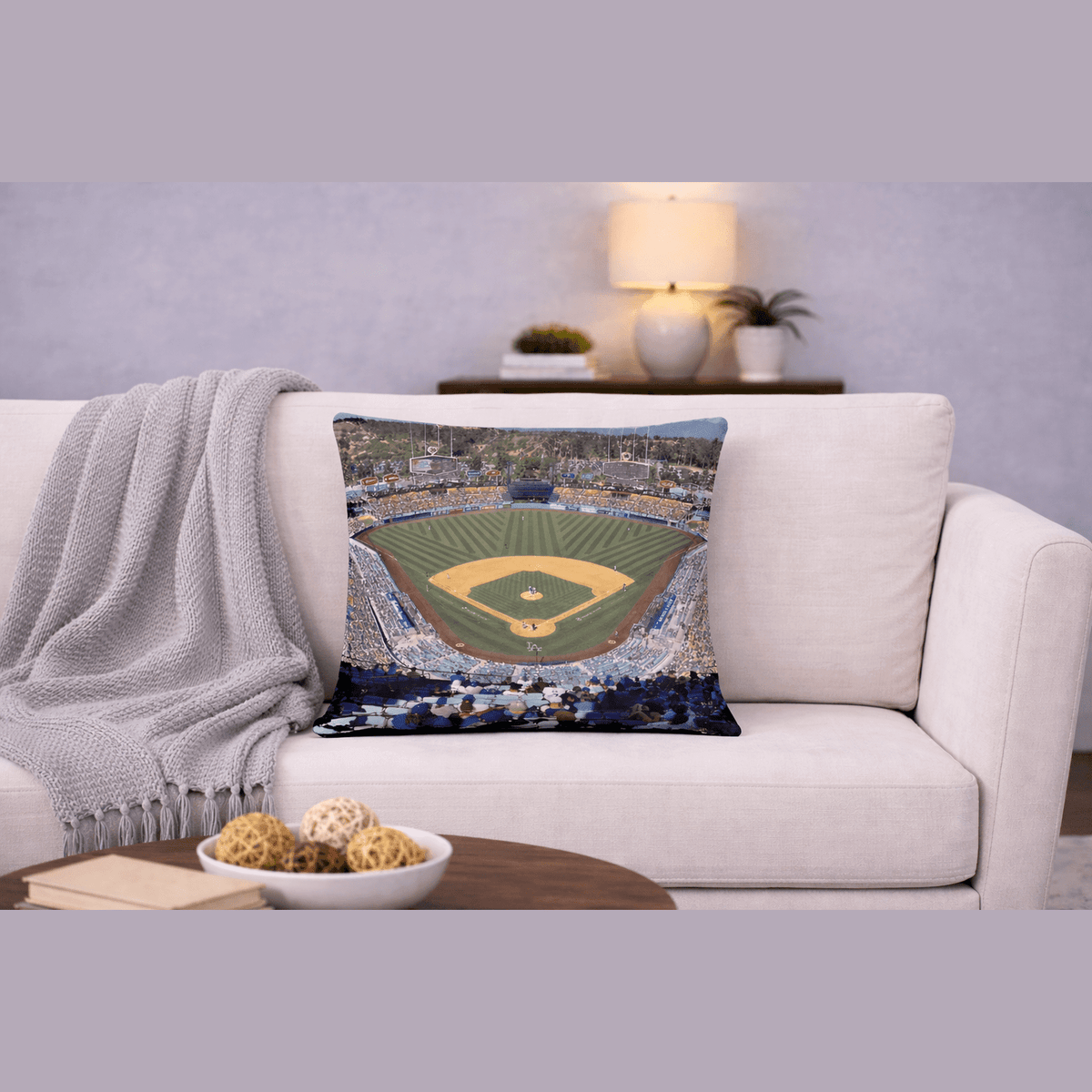 Los Angeles Dodgers Pillow - Stadium Vagabond