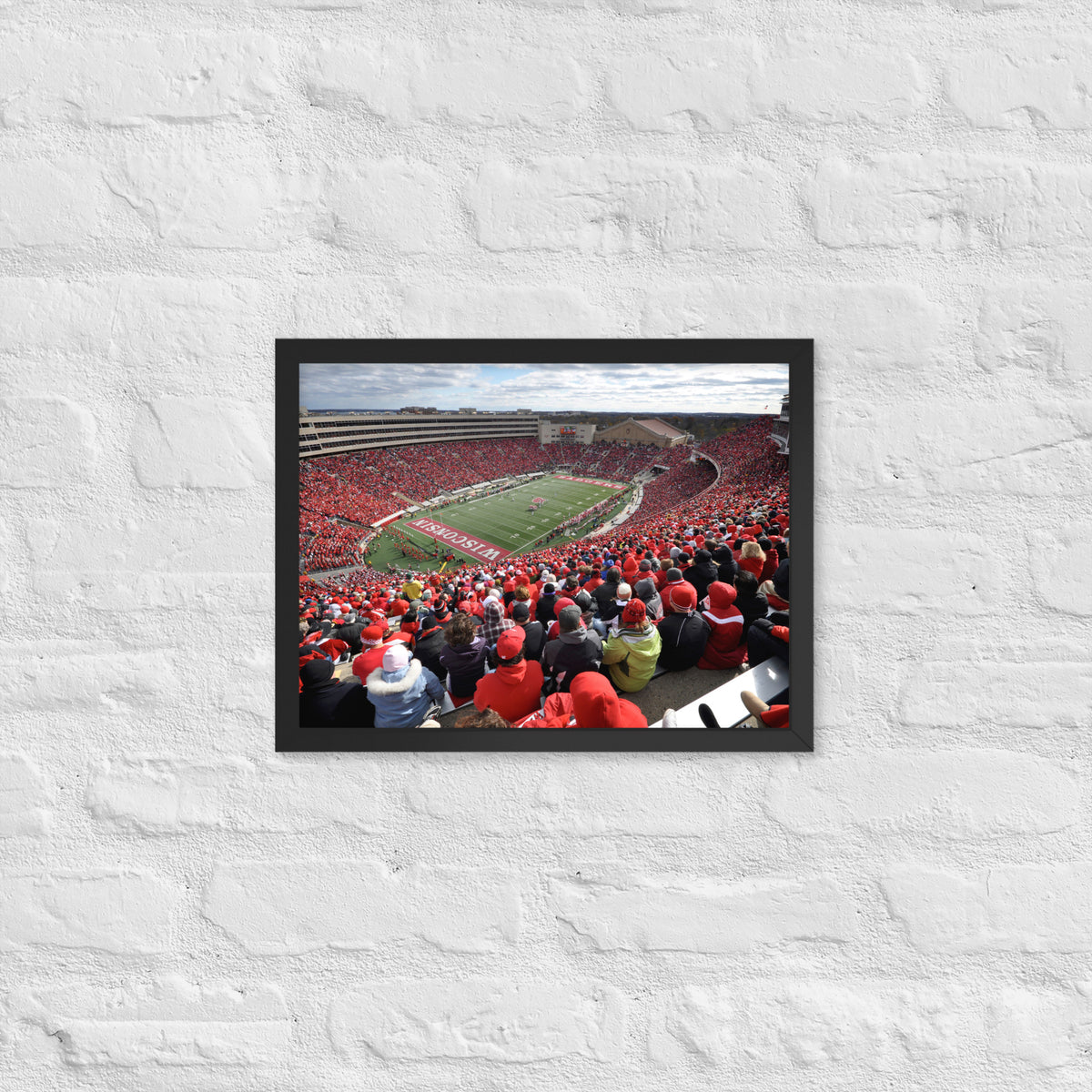 Camp Randall - Home of the Wisconsin Badgers Framed Poster - Stadium Vagabond