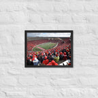 Camp Randall - Home of the Wisconsin Badgers Framed Poster - Stadium Vagabond