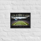 Detroit Lions Ford Field Framed Poster - Stadium Vagabond