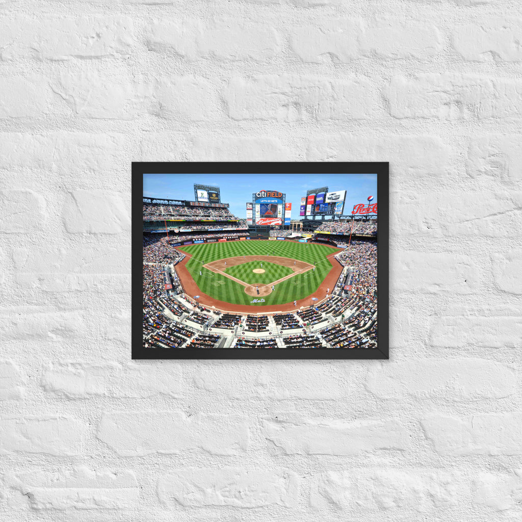 Citi Field - New York Mets Framed Poster - Stadium Vagabond