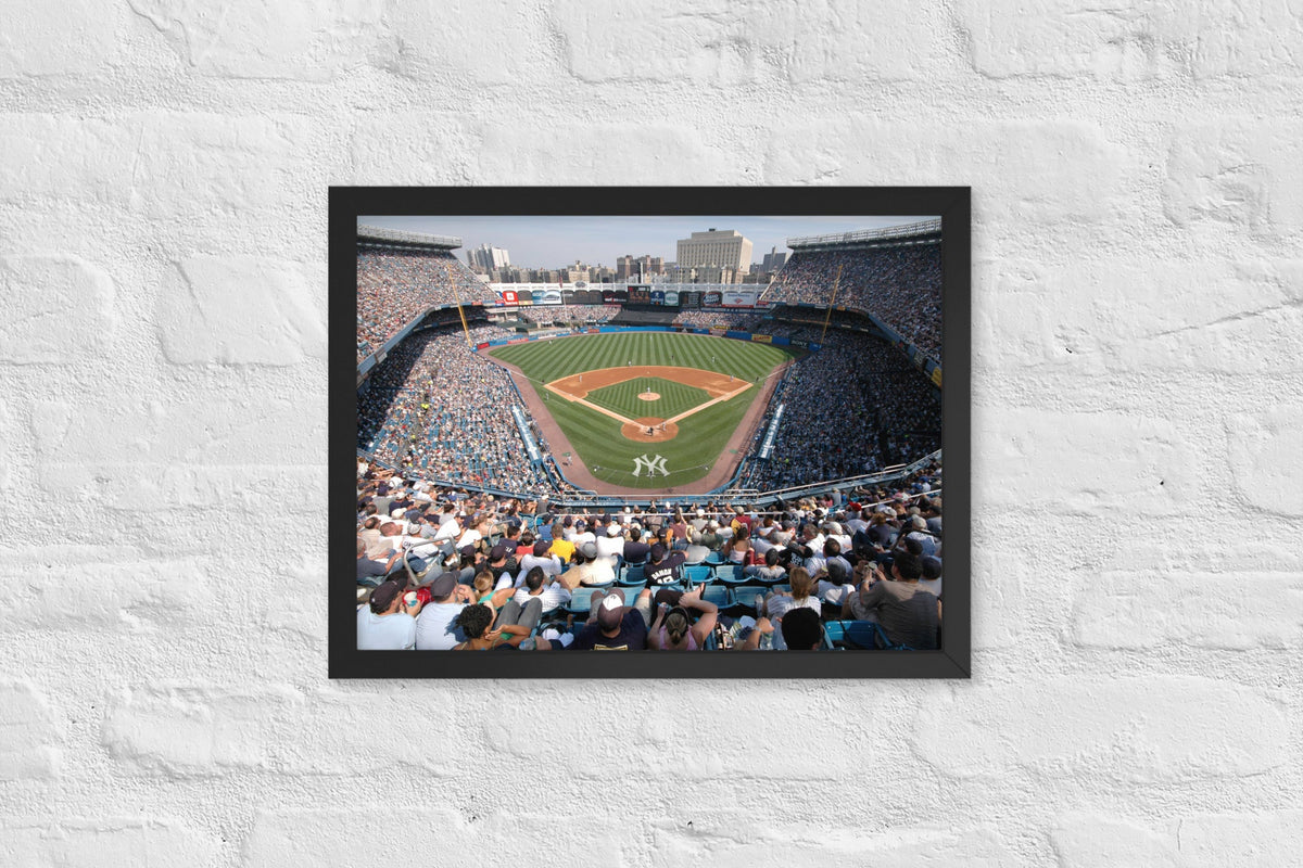 Old Yankee Stadium Framed Poster - Stadium Vagabond