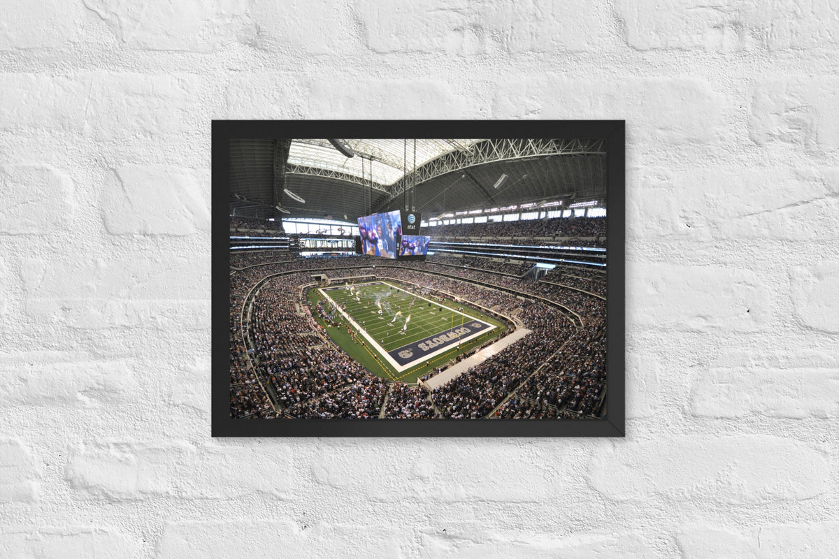 Dallas Cowboys AT&T Stadium Framed Poster - Stadium Vagabond