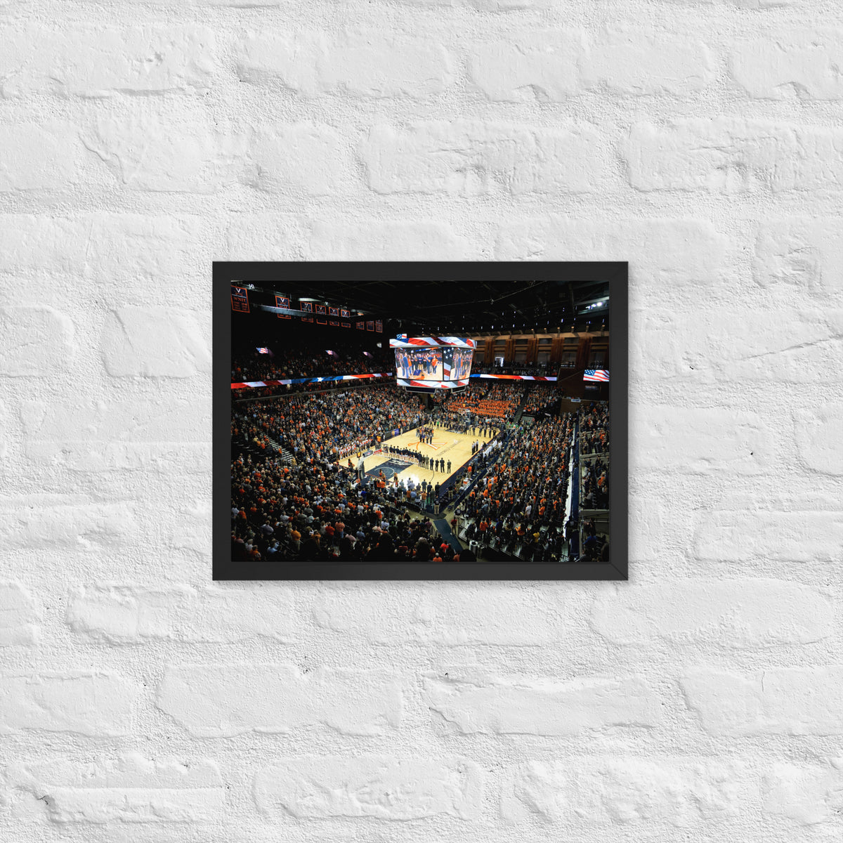 UVA Caveliers John Paul Jones Arena Framed poster - Stadium Vagabond