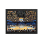 UNC Tar Heels Basketball Framed poster - Stadium Vagabond