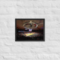University of Illinois Basketball Framed poster - Stadium Vagabond