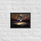 University of Illinois Basketball Framed poster - Stadium Vagabond