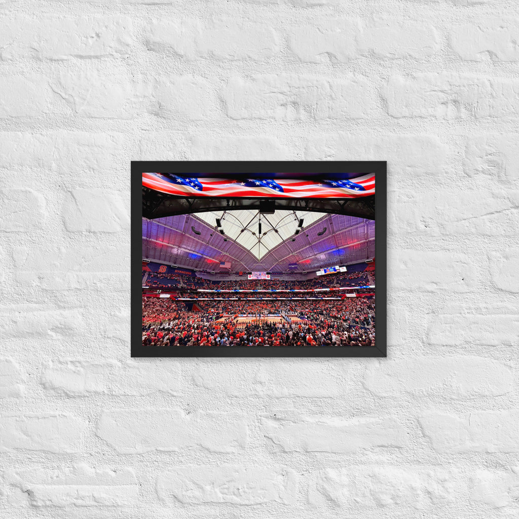 Syracuse Orangemen Basketball Framed poster - Stadium Vagabond