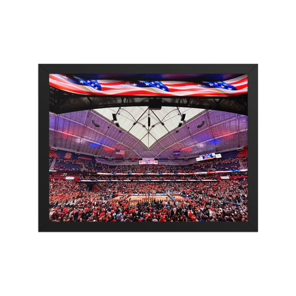 Syracuse Orangemen Basketball Framed poster - Stadium Vagabond