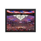 Syracuse Orangemen Basketball Framed poster - Stadium Vagabond