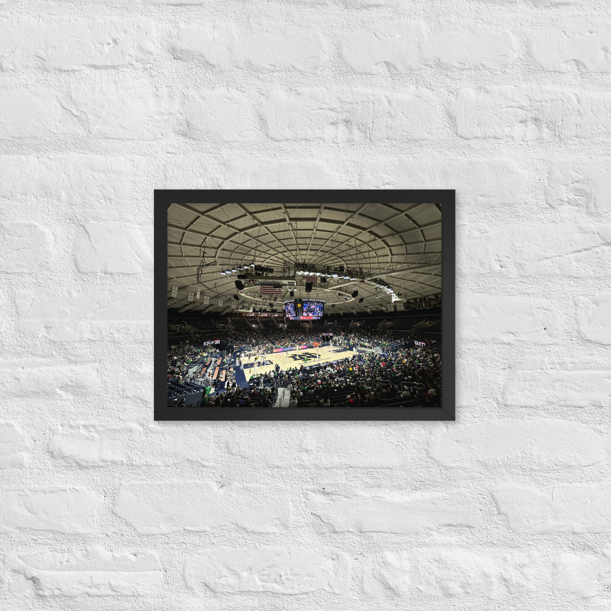 Notre Dame Basketball Framed poster - Stadium Vagabond