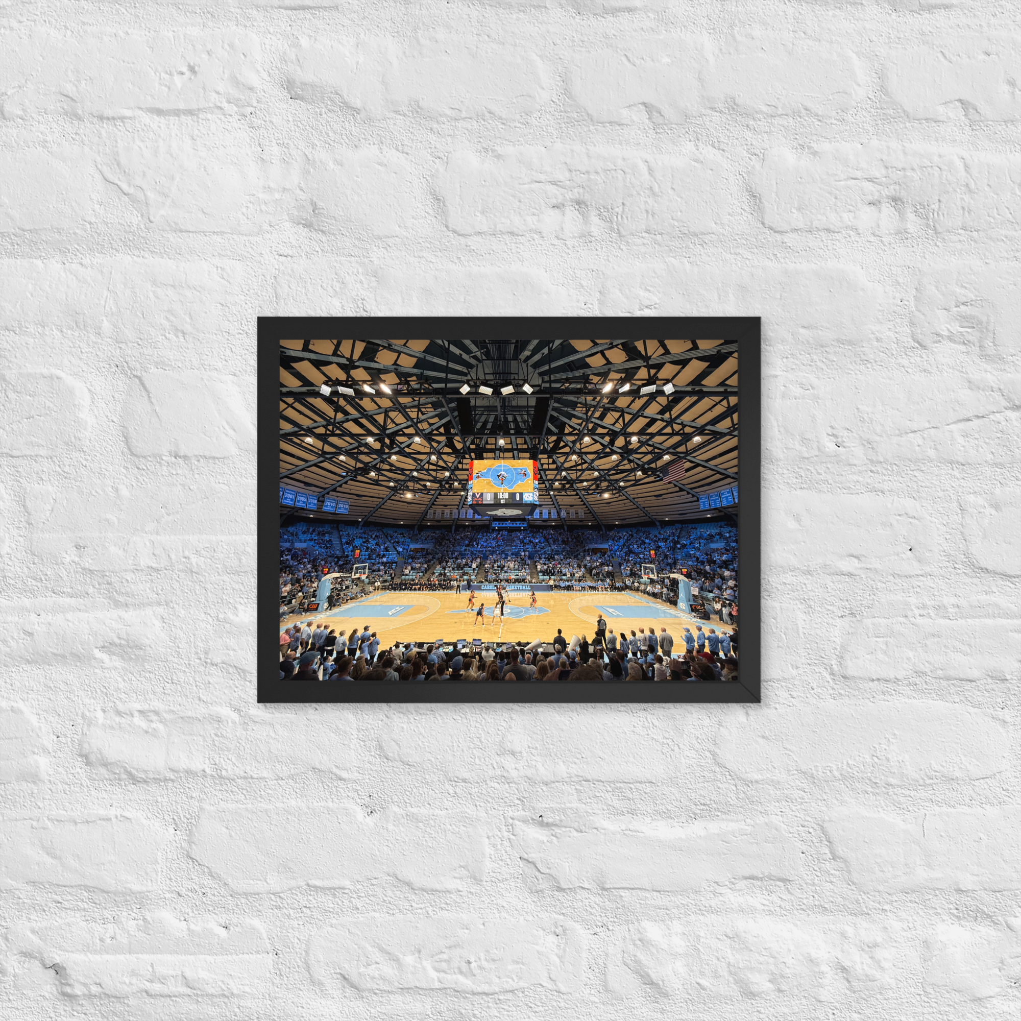 UNC Tar Heels Basketball Framed poster