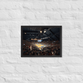 Kansas Jayhawks Basketball Framed poster - Stadium Vagabond