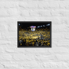 Michigan Wolverines Crisler Center Basketball Framed Poster - Stadium Vagabond