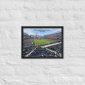 Boston Legacy Inaugural Soccer Game Framed poster