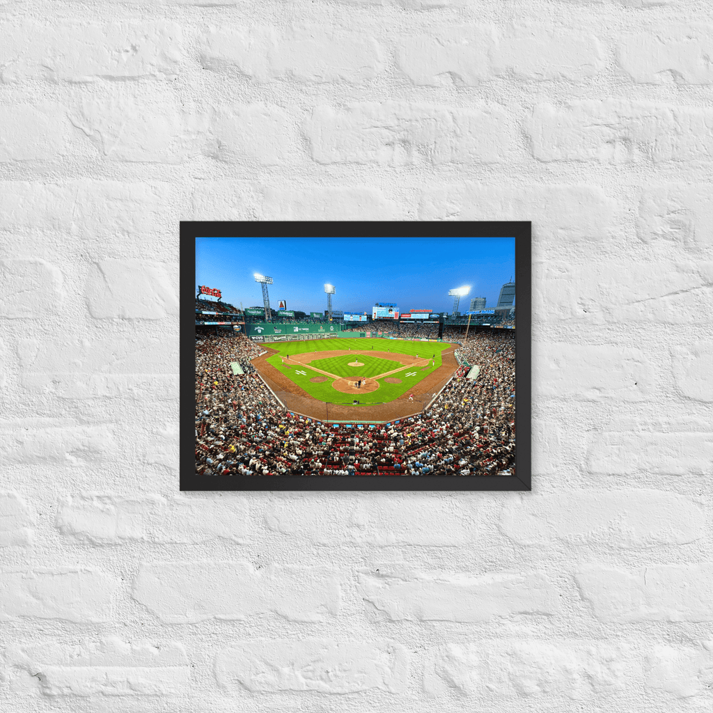 Boston Red Sox at Fenway Park Framed Poster - Stadium Vagabond