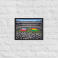 France vs Senegal 2026 World Cup Framed Poster - Stadium Vagabond