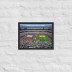France vs Senegal 2026 World Cup Framed Poster - Stadium Vagabond