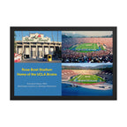 UCLA Rose Bowl Pasadena, CA Framed Poster - Stadium Vagabond