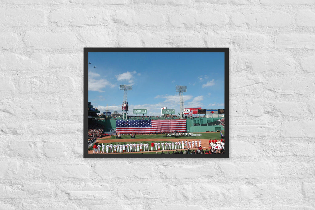 Boston Red Sox Opening Day 2005, Curse is Broken Framed Poster - Stadium Vagabond
