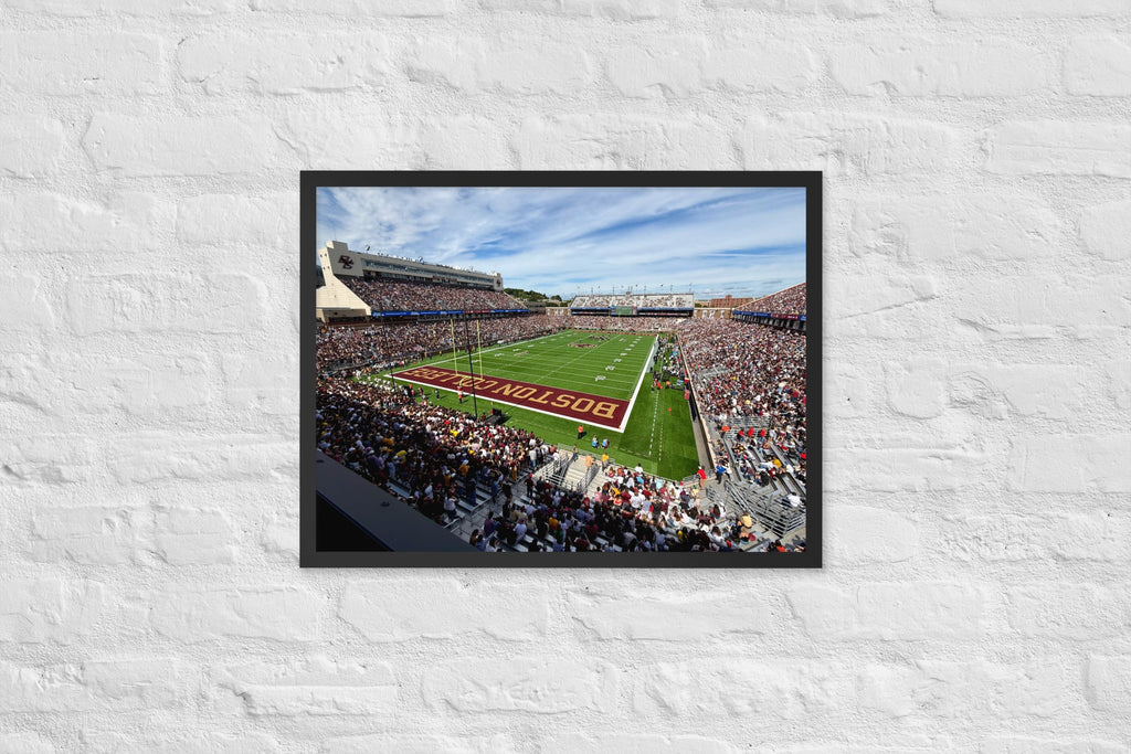 Boston College Eagles Alumni Stadium Framed Poster - Stadium Vagabond
