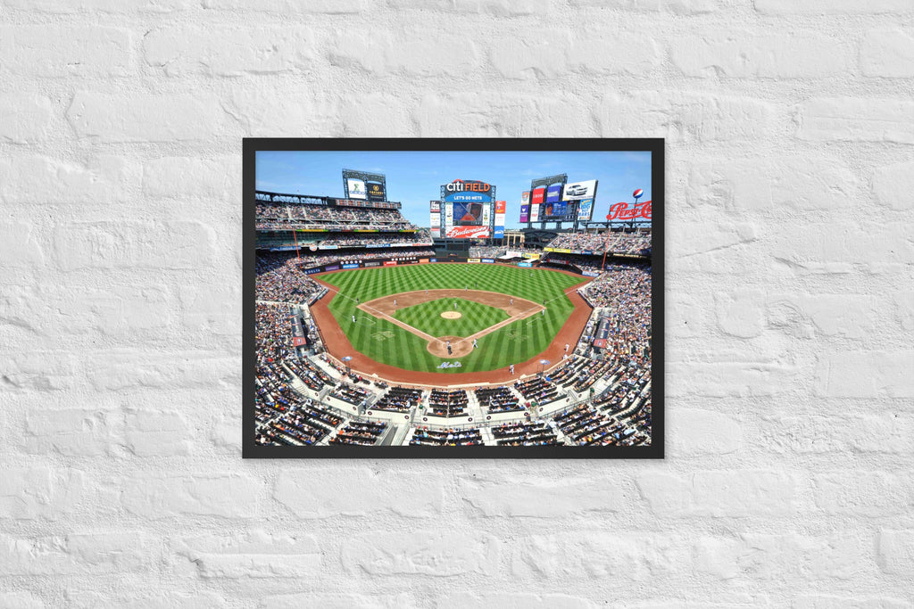 Citi Field - New York Mets Framed Poster - Stadium Vagabond