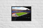 Camp Nou - Home of FC Barcelona Framed Poster - Stadium Vagabond
