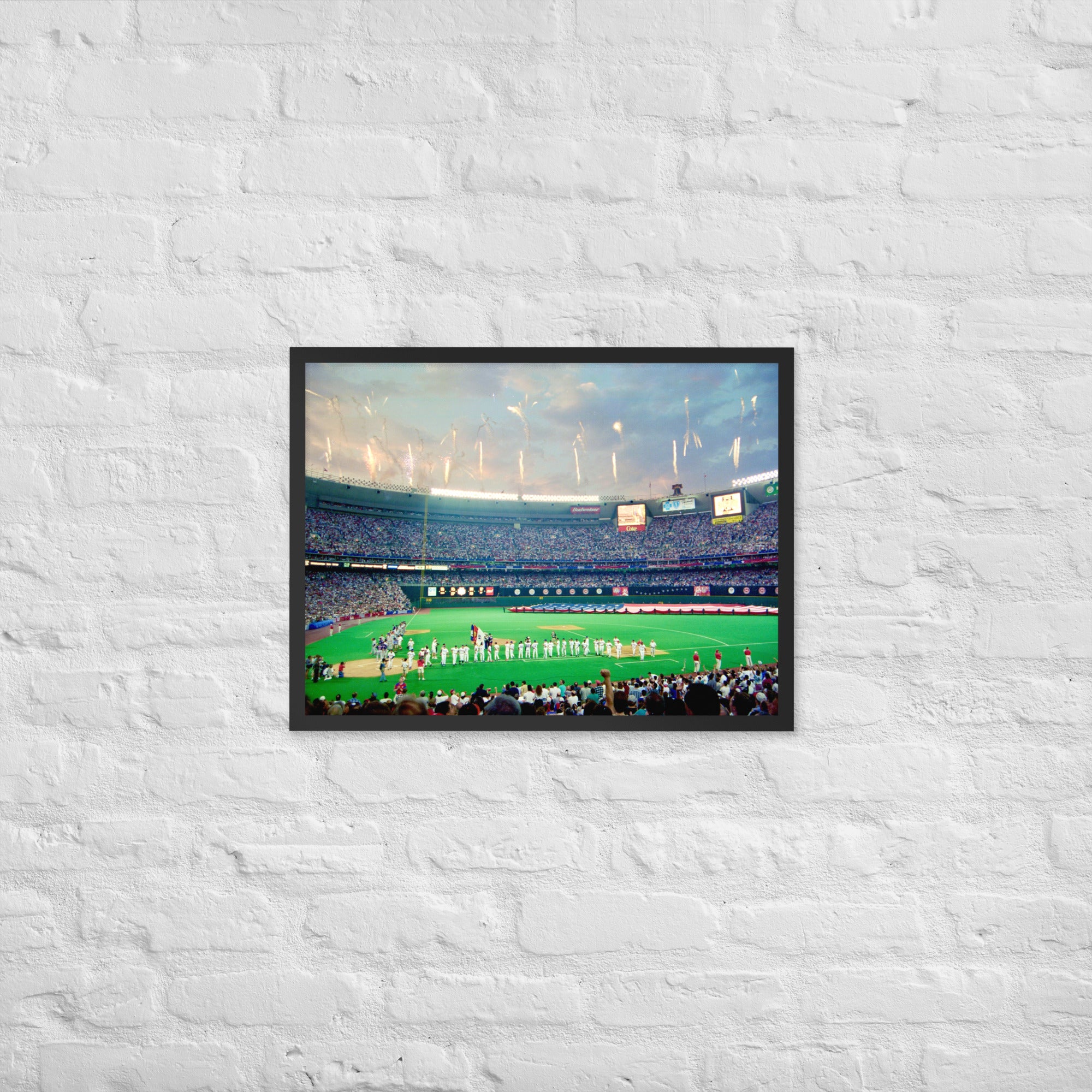 1996 All Star Game - Veterans Stadium Framed Poster - Stadium Vagabond