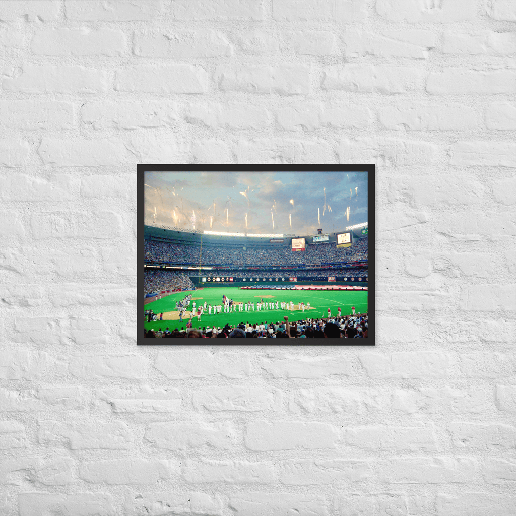 1996 All Star Game - Veterans Stadium Framed Poster - Stadium Vagabond