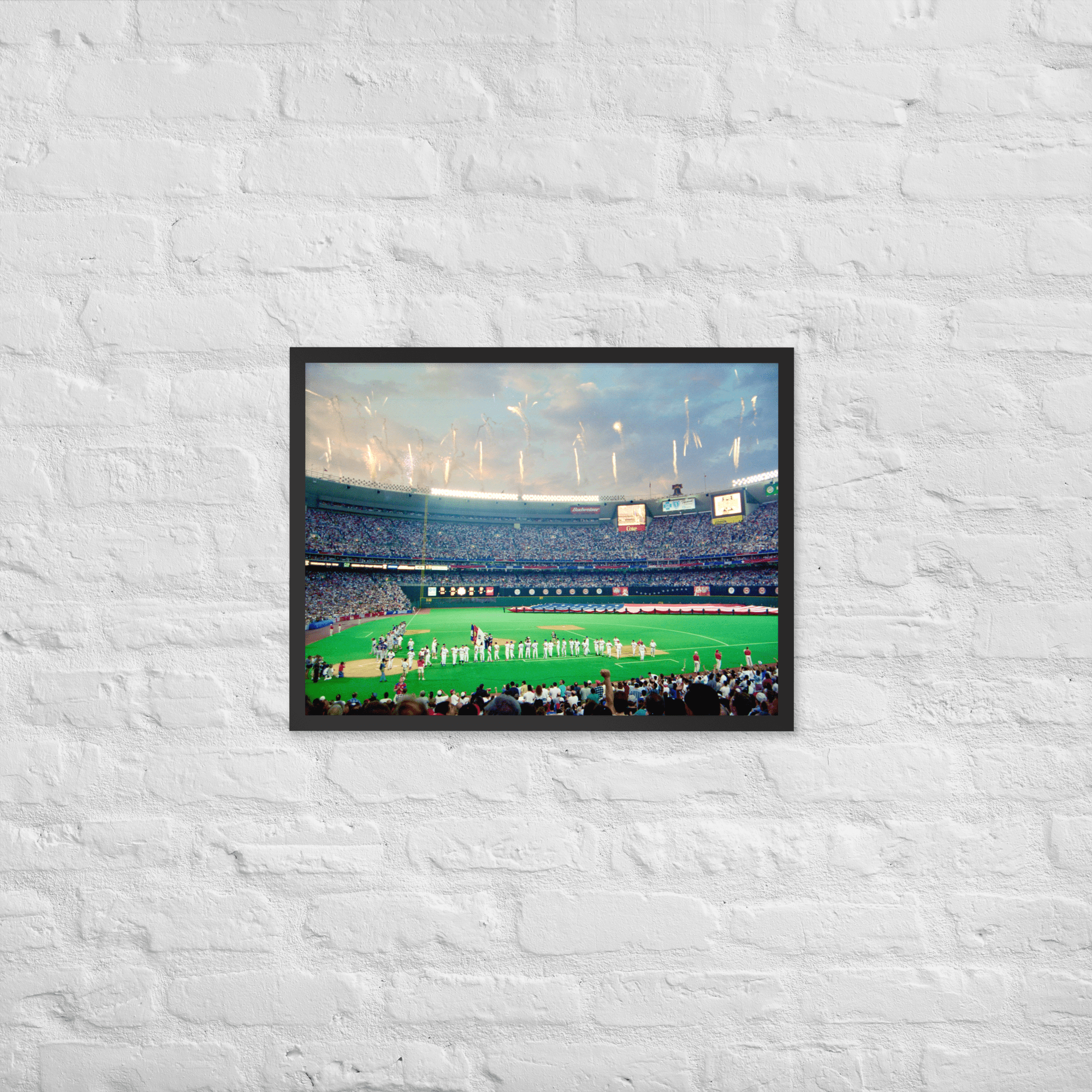 1996 All Star Game - Veterans Stadium Framed Poster - Stadium Vagabond