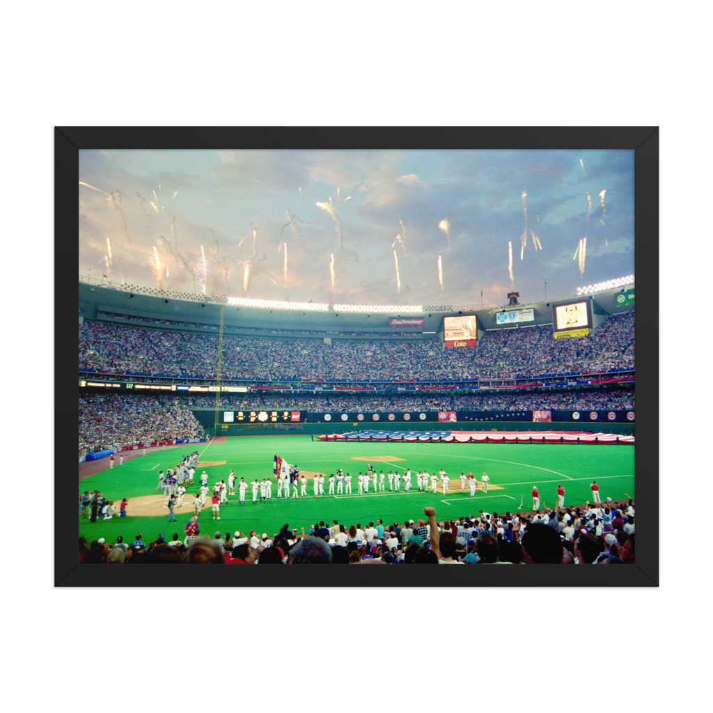 1996 All Star Game - Veterans Stadium Framed Poster - Stadium Vagabond
