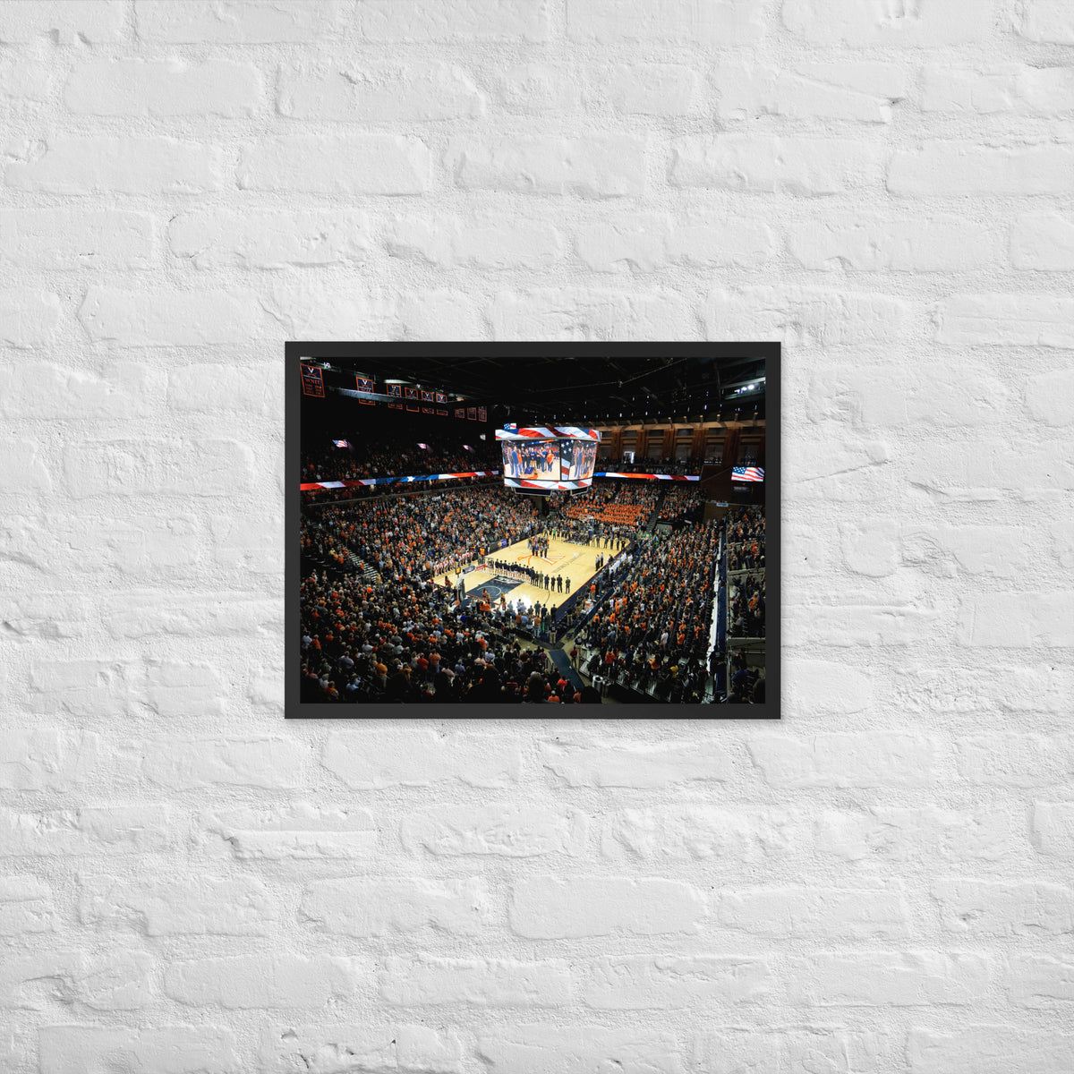 UVA Caveliers John Paul Jones Arena Framed poster - Stadium Vagabond