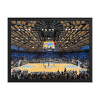 UNC Tar Heels Basketball Framed poster - Stadium Vagabond