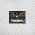 UNC Tar Heels Basketball Framed poster - Stadium Vagabond