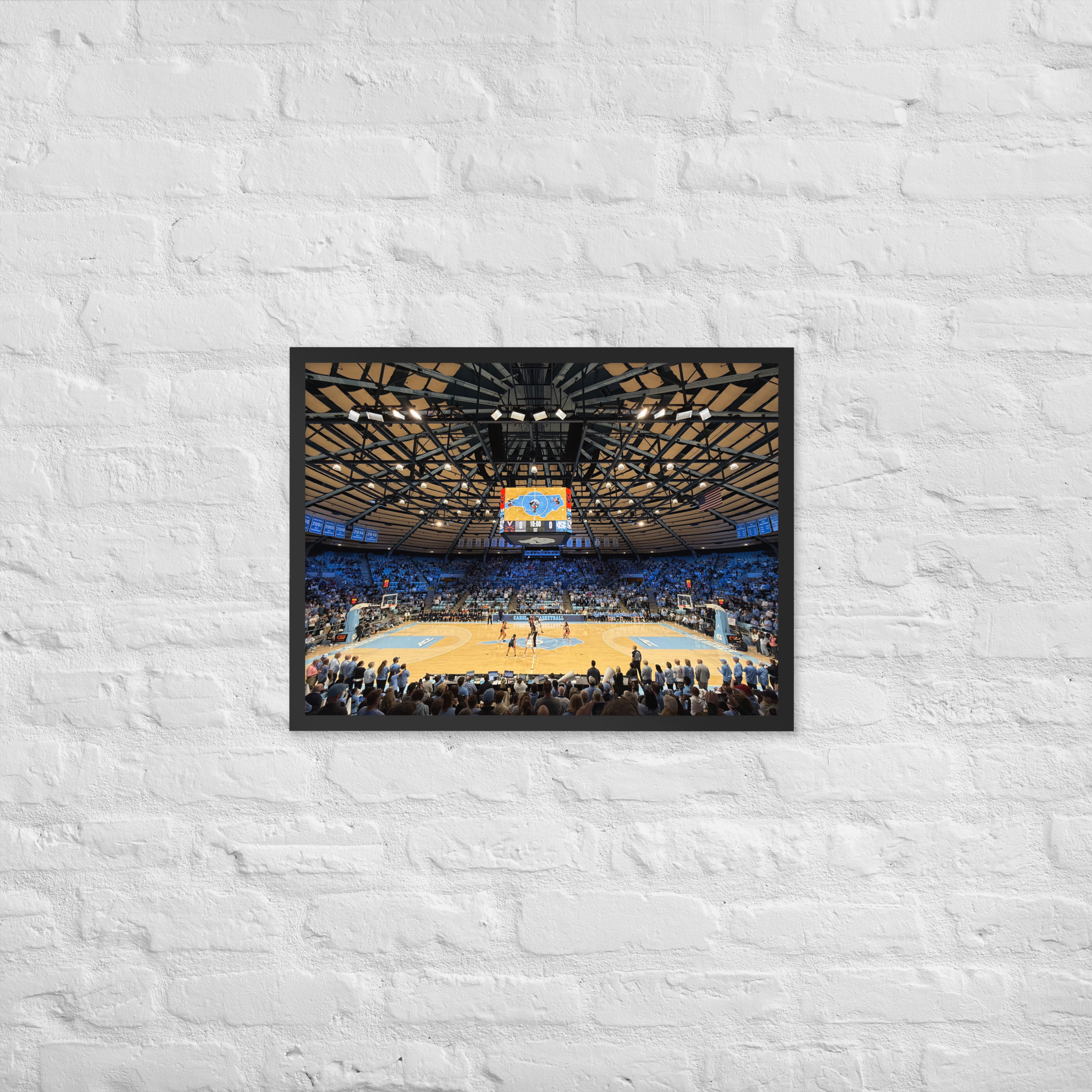 UNC Tar Heels Basketball Framed poster