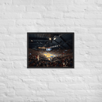 Kansas Jayhawks Basketball Framed poster - Stadium Vagabond