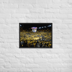 Michigan Wolverines Crisler Center Basketball Framed Poster - Stadium Vagabond