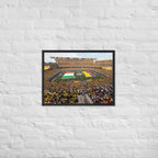 Ecuador vs. Ivory Coast 2026 World Cup Framed poster - Stadium Vagabond