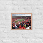 Camp Randall - Home of the Wisconsin Badgers Framed Poster - Stadium Vagabond