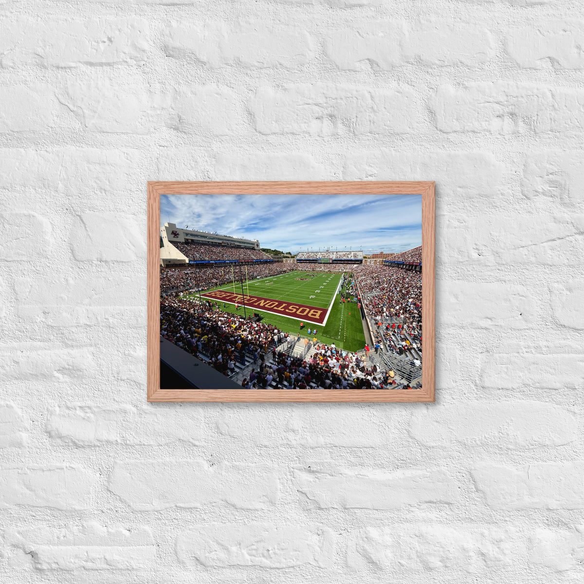 Boston College Eagles Alumni Stadium Framed Poster - Stadium Vagabond
