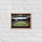 Detroit Lions Ford Field Framed Poster - Stadium Vagabond