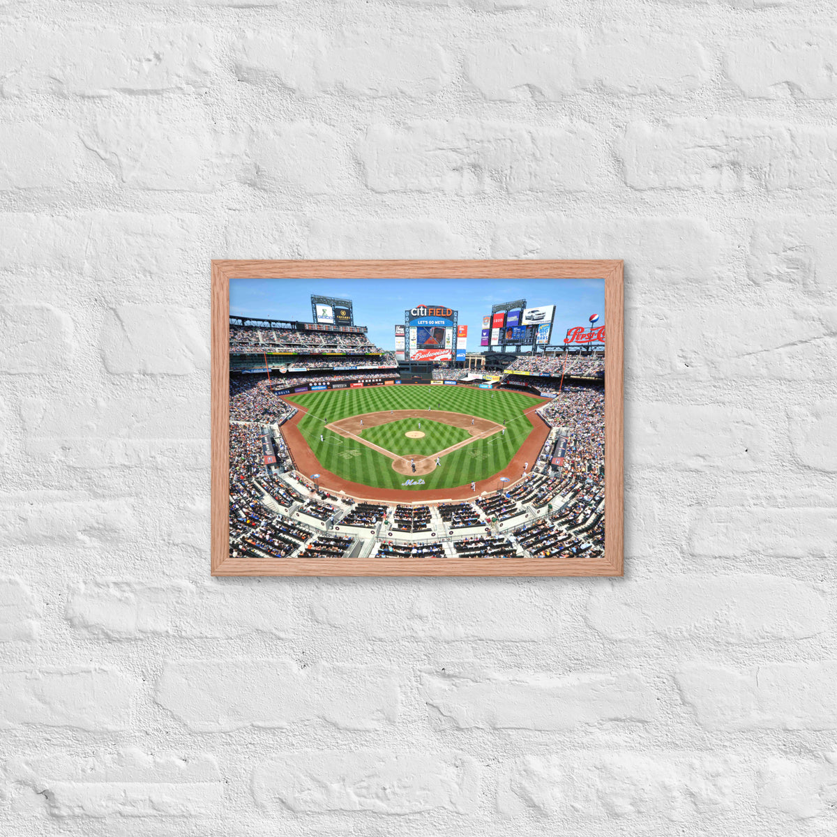 Citi Field - New York Mets Framed Poster - Stadium Vagabond