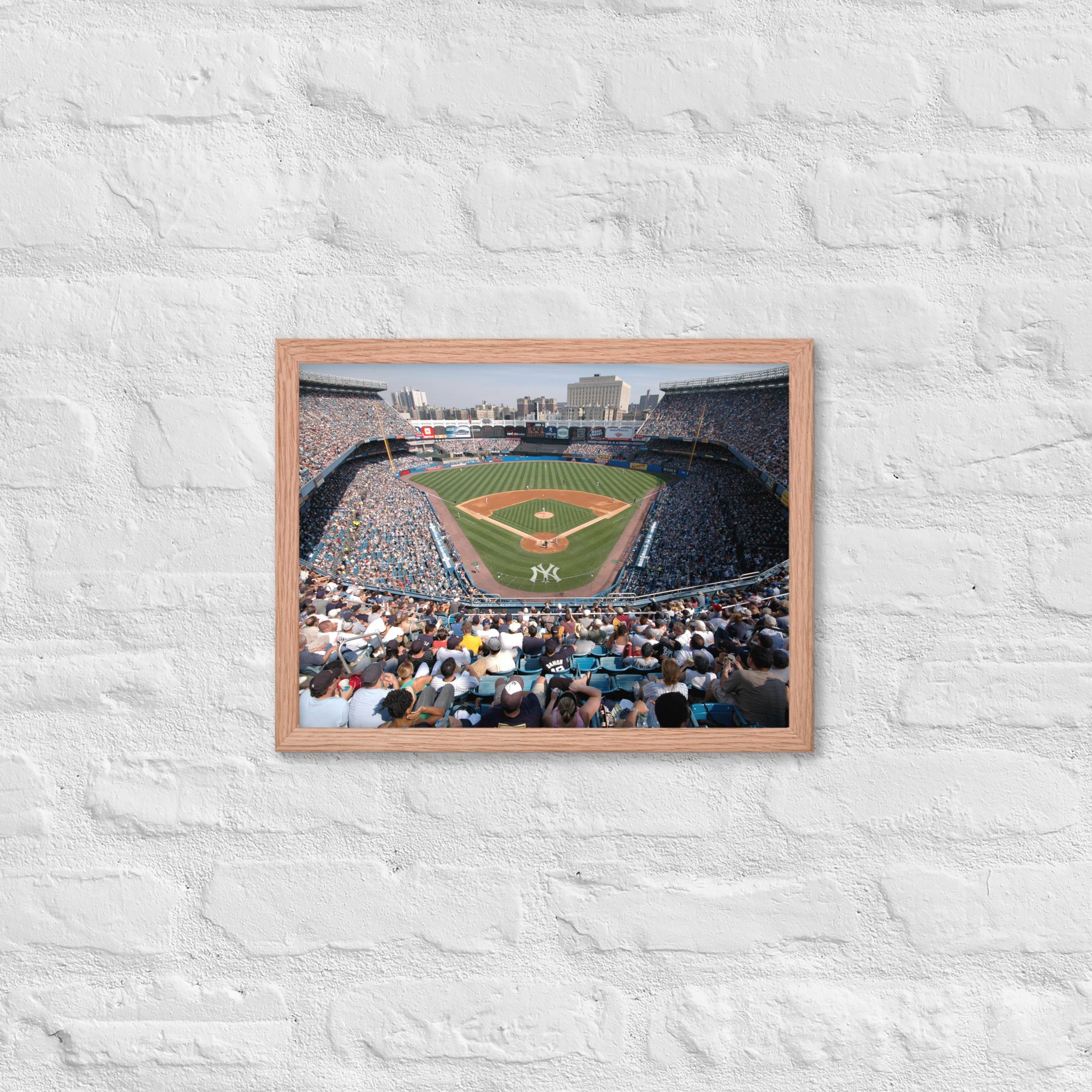 Old Yankee Stadium Framed Poster - Stadium Vagabond